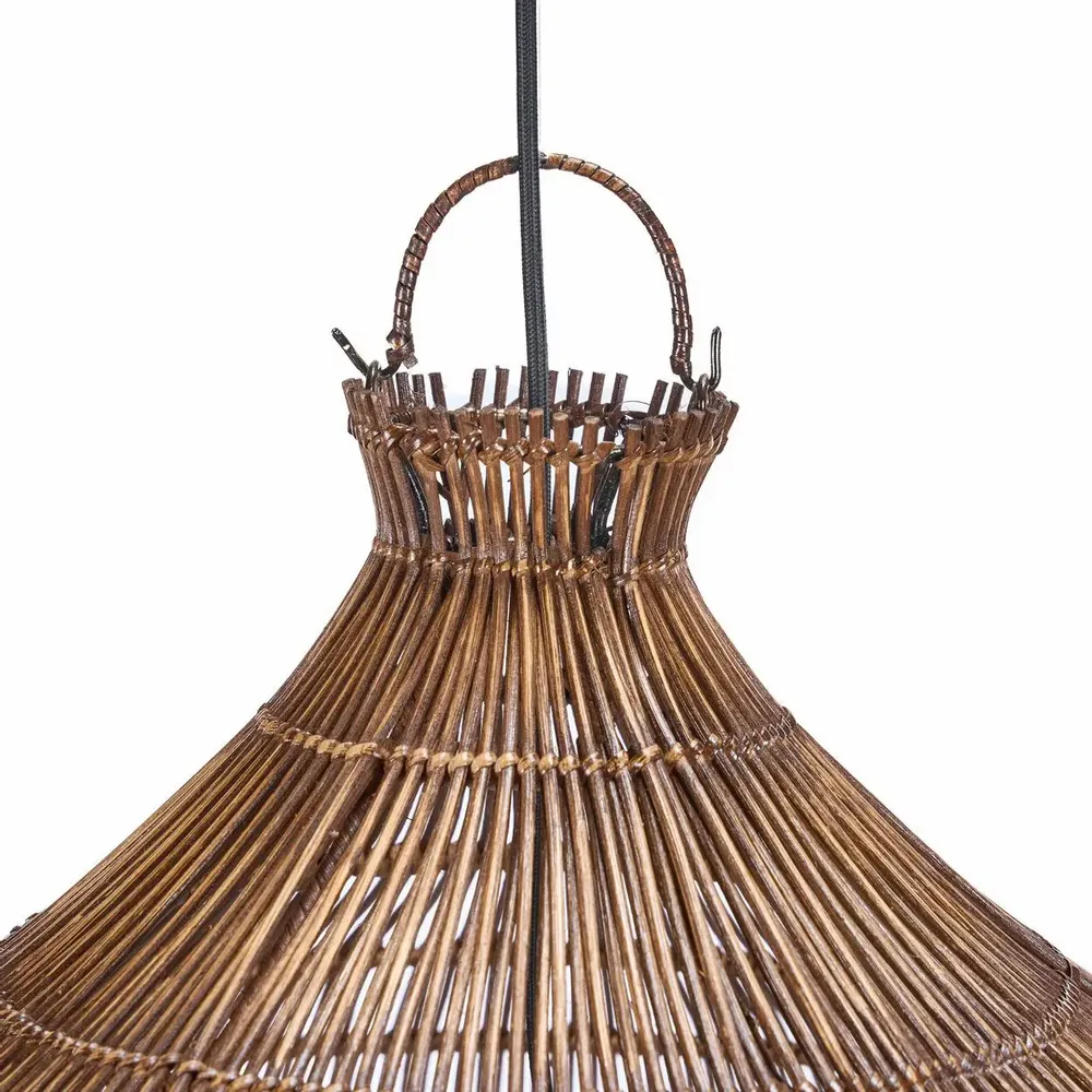 Abat-jours - La Desert Gourd Suspension - Noyer Foncé - L - BAZAR BIZAR LIVING