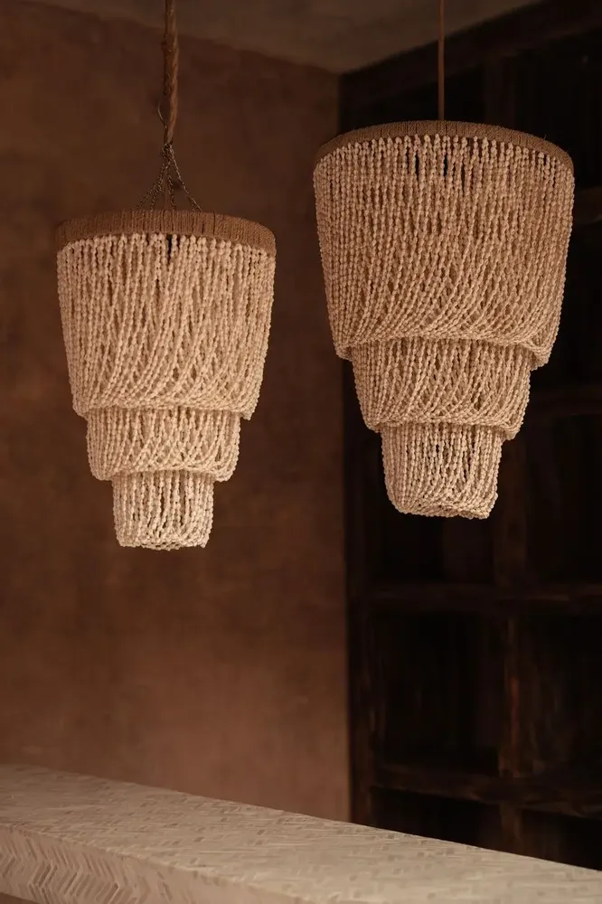 Abat-jours - Le Lustre Lagoon Shell - Naturel - M - BAZAR BIZAR LIVING