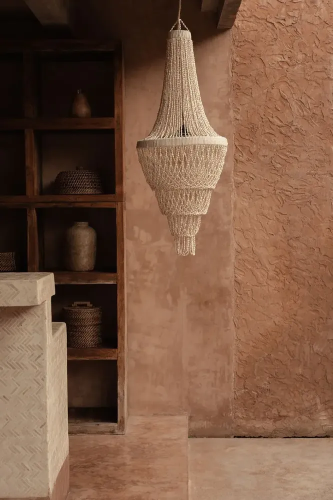 Abat-jours - Le Lustre Ocean Tower Shell - Naturel - L - BAZAR BIZAR LIVING