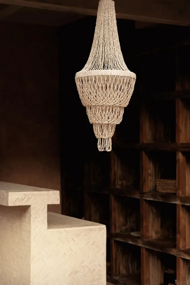 Abat-jours - Le Lustre Ocean Tower Shell - Naturel - L - BAZAR BIZAR LIVING