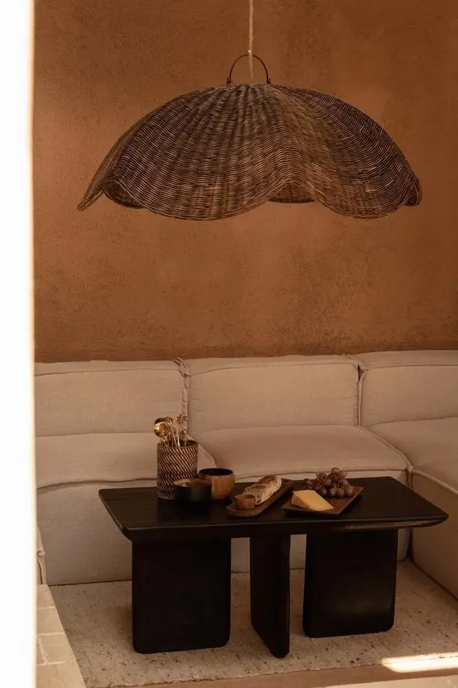 Abat-jours - La Wave Suspension - Noyer Foncé - L - BAZAR BIZAR LIVING