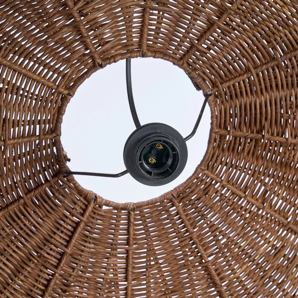 Abat-jours - La Wave Suspension - Noyer Foncé - L - BAZAR BIZAR LIVING
