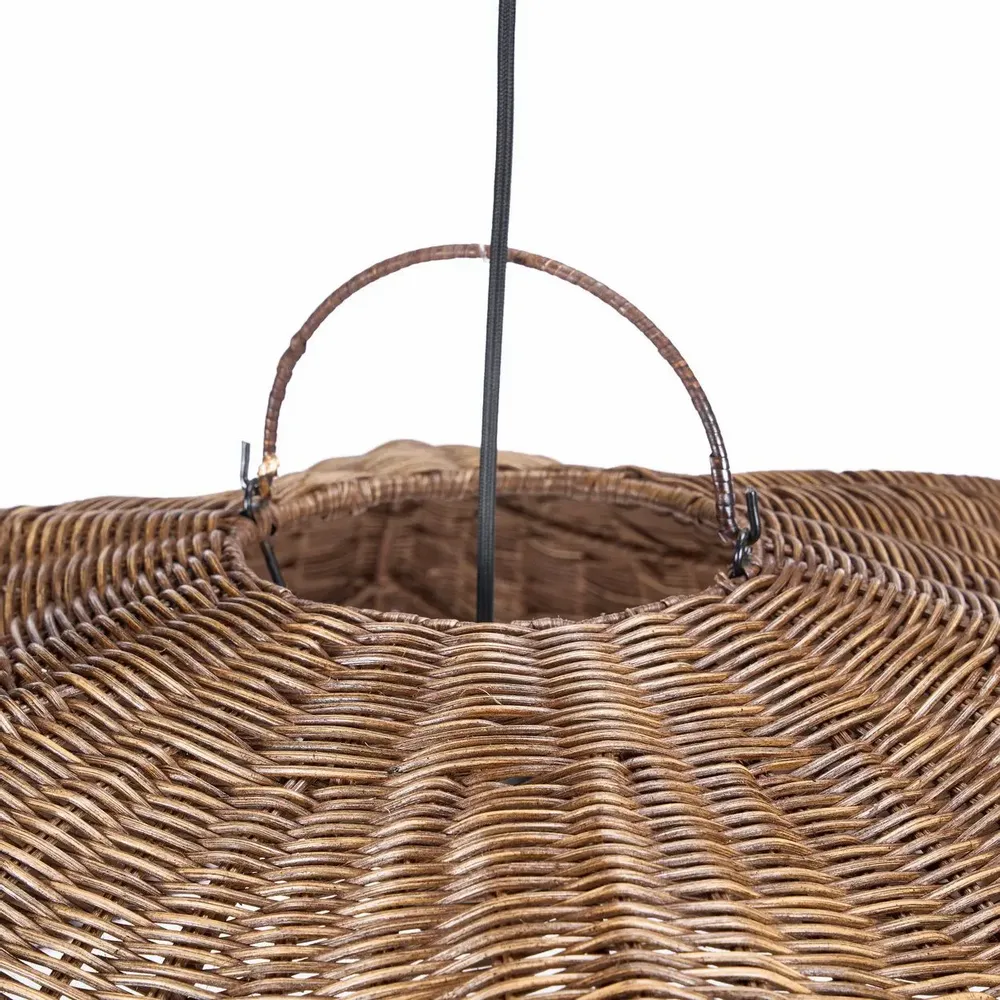 Abat-jours - La Wave Suspension - Noyer Foncé - L - BAZAR BIZAR LIVING