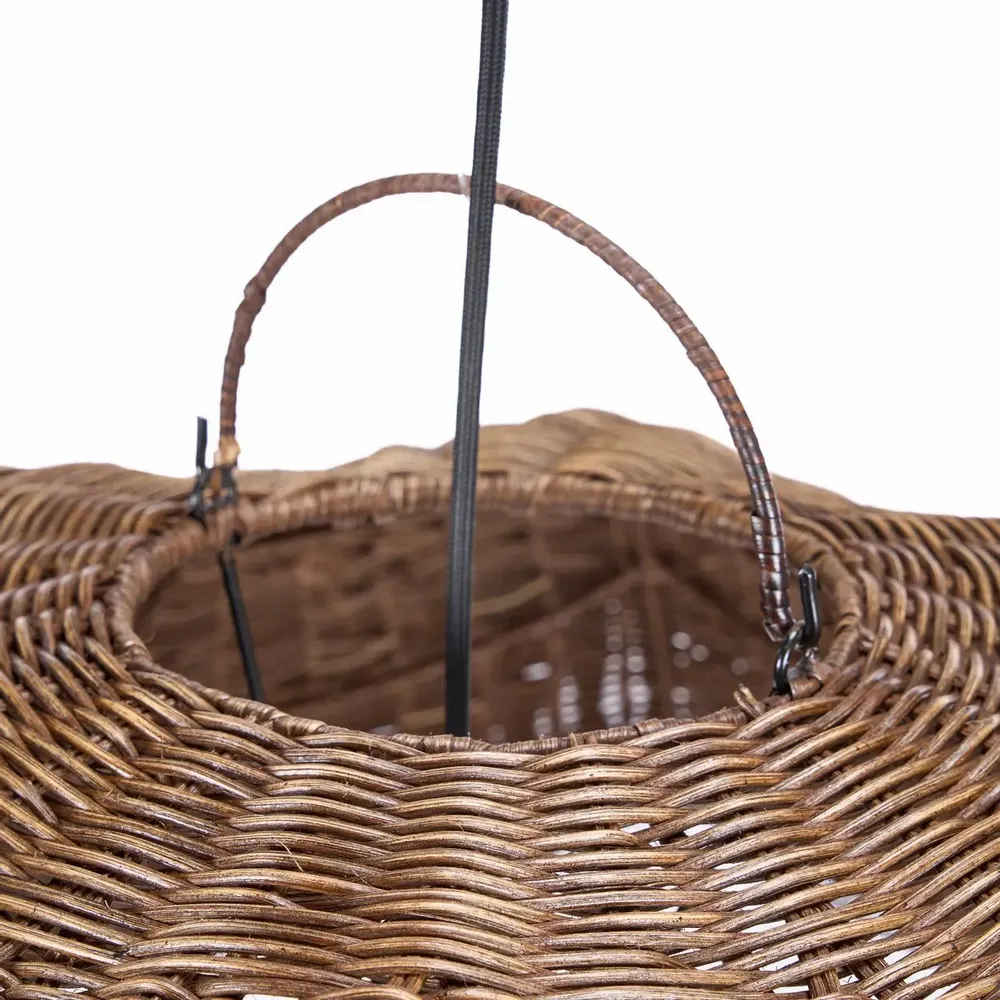 Abat-jours - La Wave Suspension - Noyer Foncé - L - BAZAR BIZAR LIVING