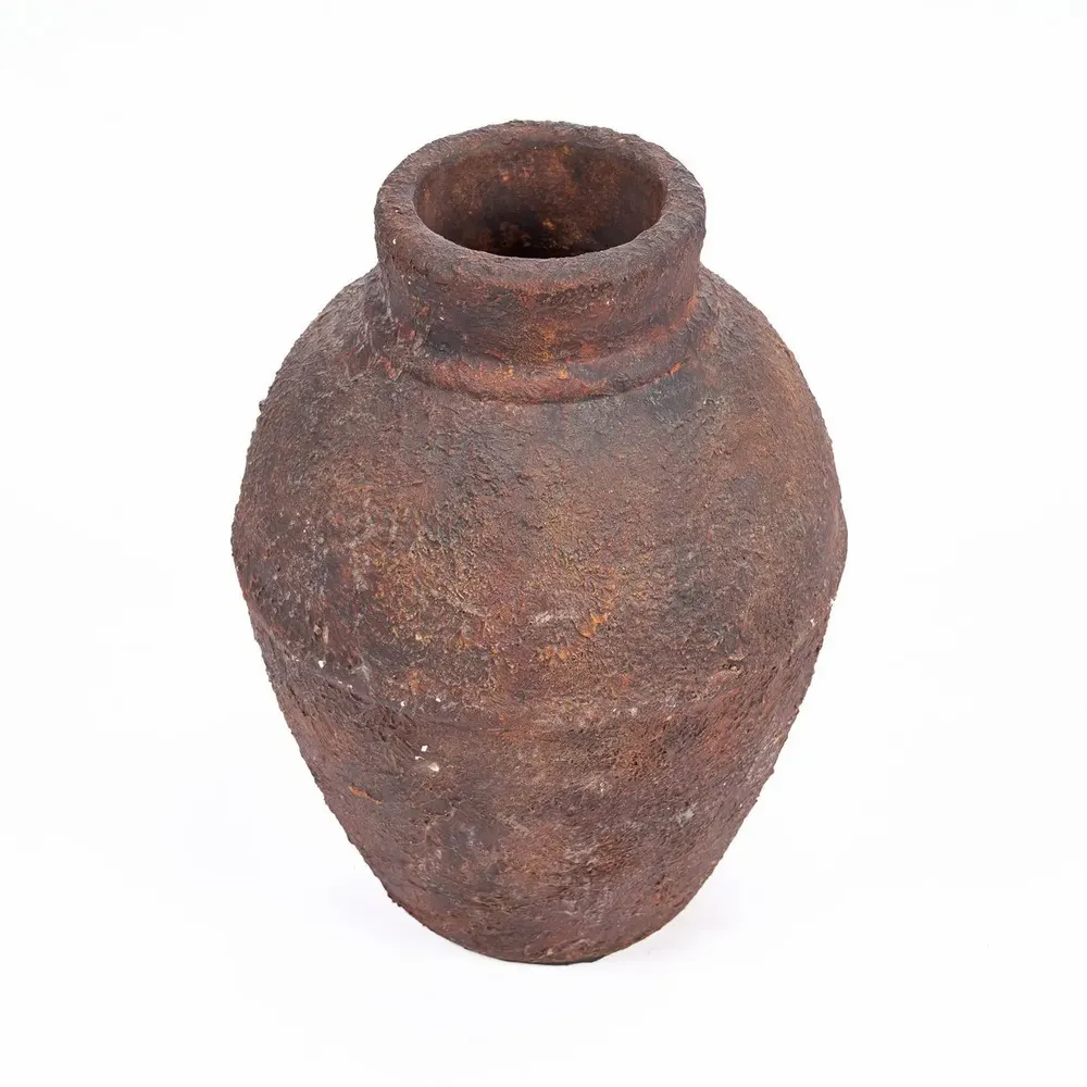 Vases - The Amphora Rustica Vase - Burgundy - M - BAZAR BIZAR LIVING