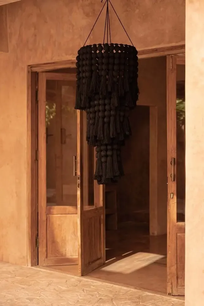 Blinds - The Nomad Cotton Chandelier - Black - XL - BAZAR BIZAR LIVING