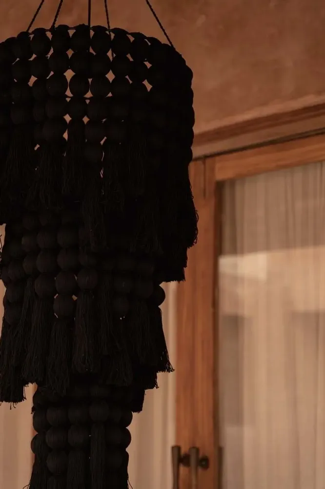 Blinds - The Nomad Cotton Chandelier - Black - XL - BAZAR BIZAR LIVING