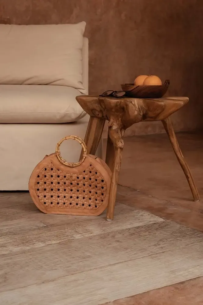 Autres tables  - La Table d'Appoint Rooty - Naturel - BAZAR BIZAR LIVING