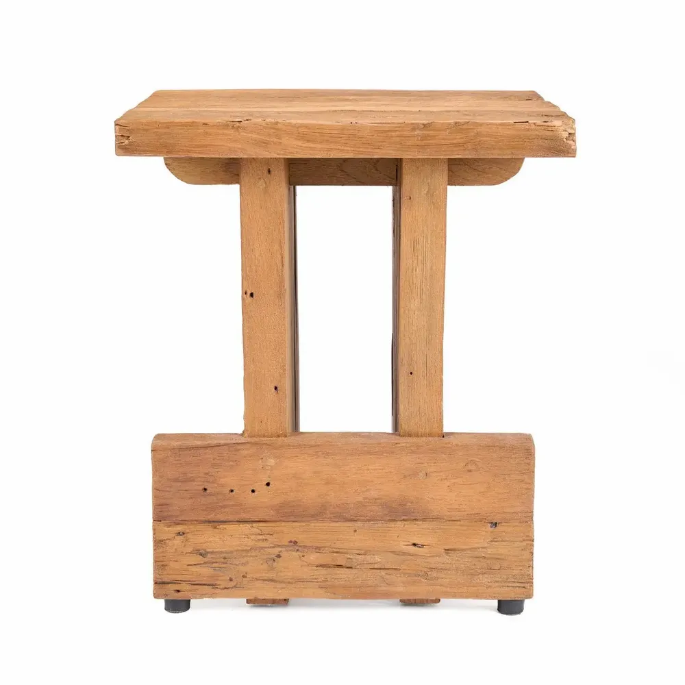 Stools - The Suku Block Stool - Natural - BAZAR BIZAR LIVING