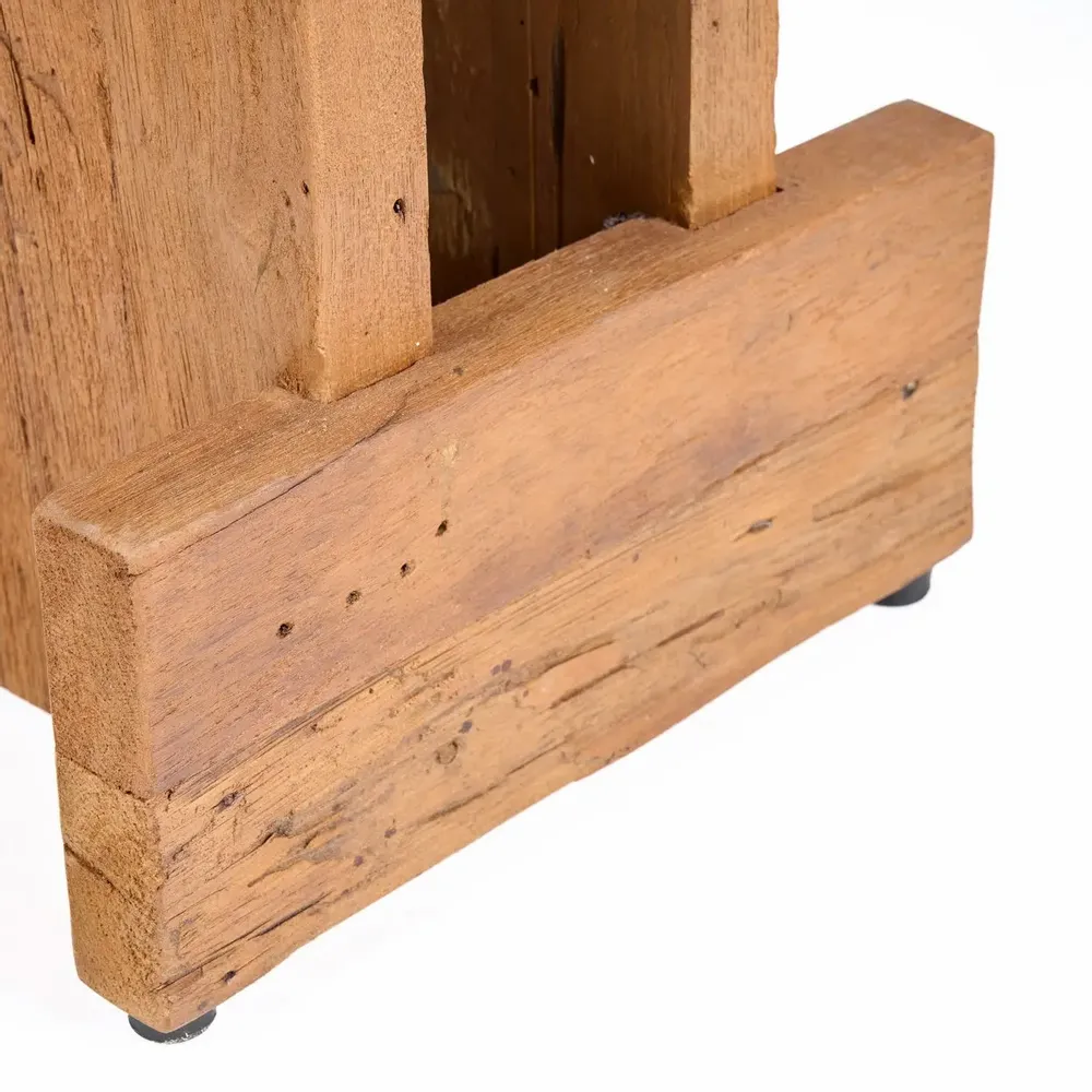 Stools - The Suku Block Stool - Natural - BAZAR BIZAR LIVING