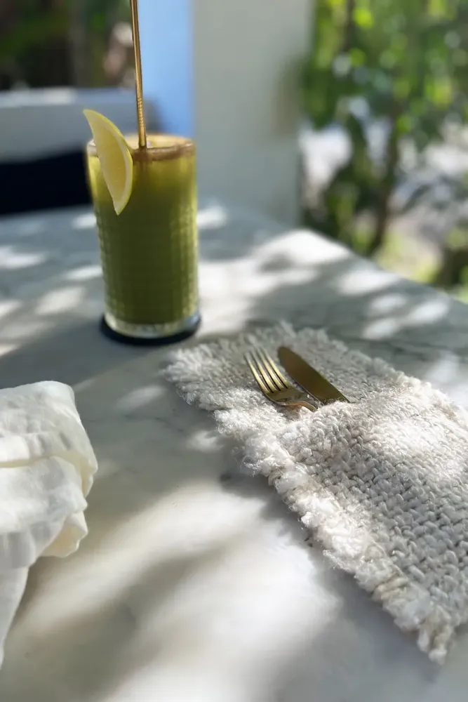 Linge de table textile - Le Porte-couverts Oh My Gee - Crème - BAZAR BIZAR LIVING