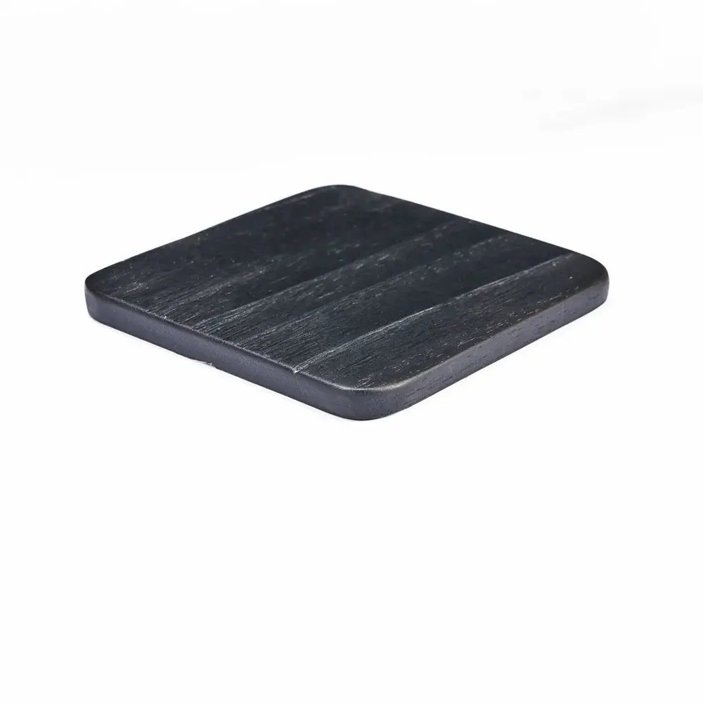 Placemats - The Material Coaster - Medium Rustic Black - BAZAR BIZAR LIVING