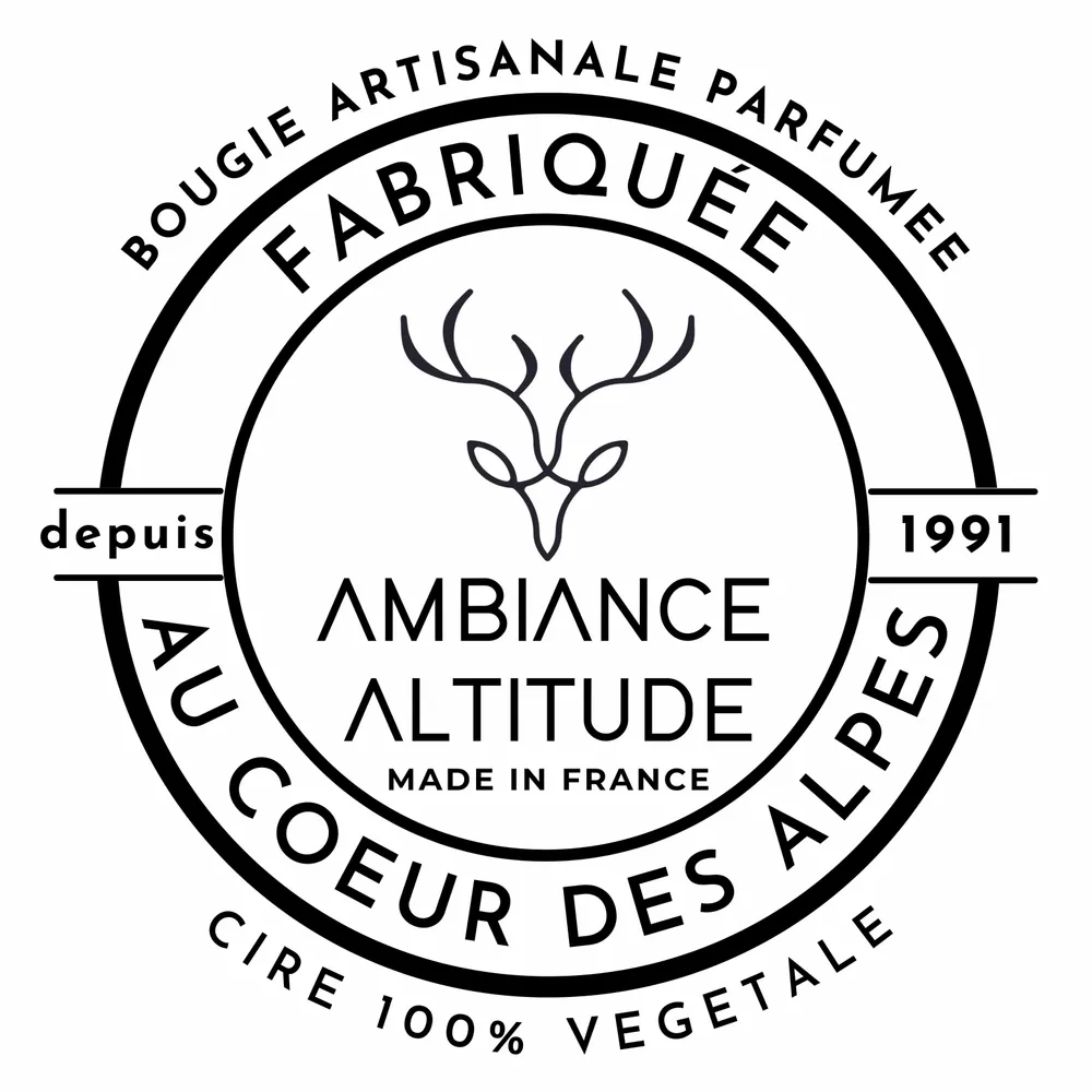 Objets de décoration - Bougie Naturelle Parfumée POUDRE DE RIZ - AMBIANCE ALTITUDE
