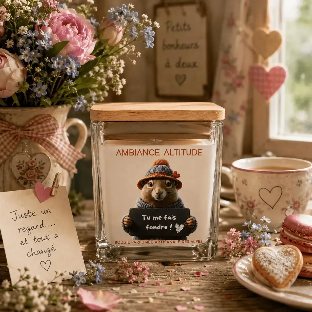 Candles - YOU MAKE ME MELT” Scented Natural Candle - AMBIANCE ALTITUDE