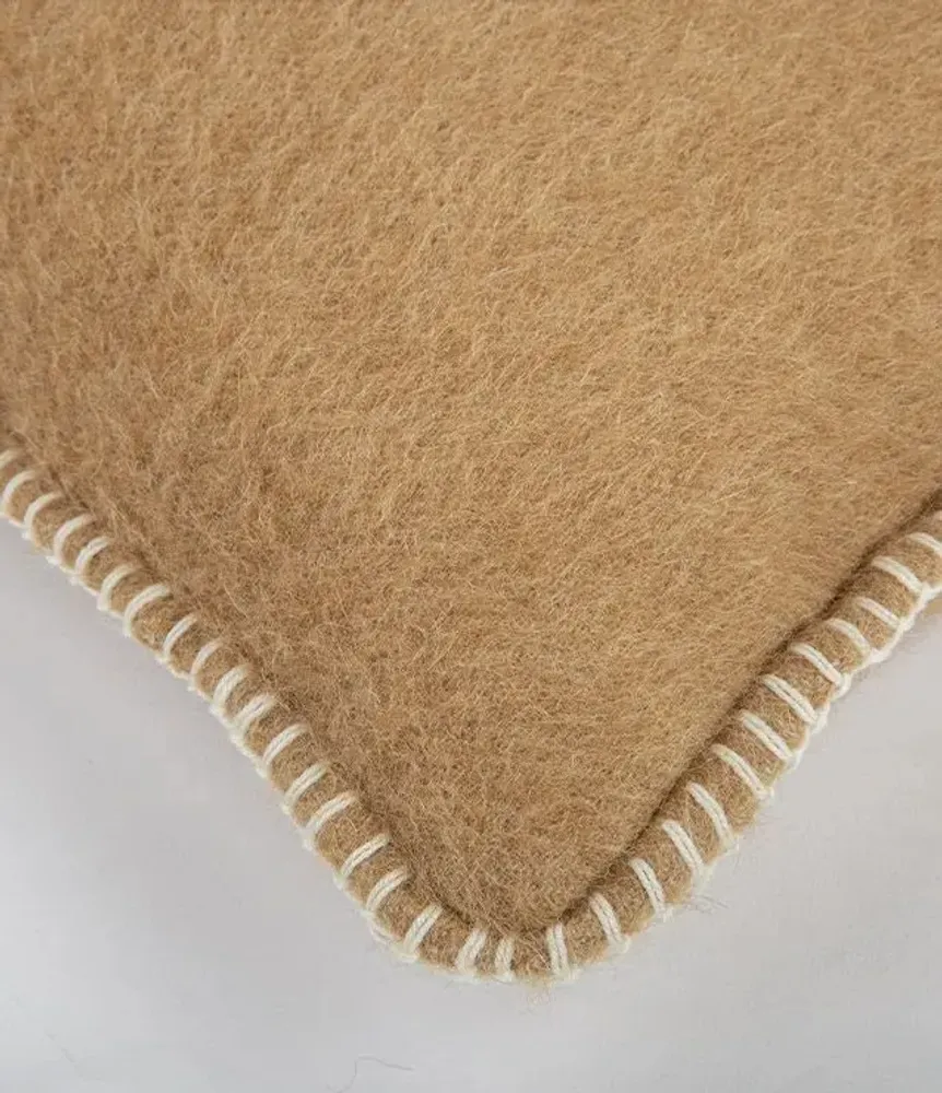 Fabric cushions - CUSHION COVER JUNIN 19,7''X19,7'' - BRUN DE VIAN-TIRAN