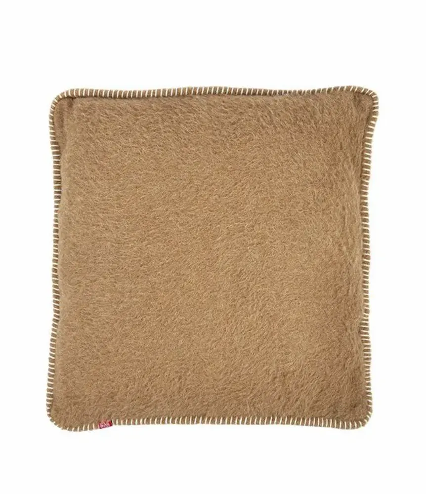Fabric cushions - CUSHION COVER JUNIN 19,7''X19,7'' - BRUN DE VIAN-TIRAN