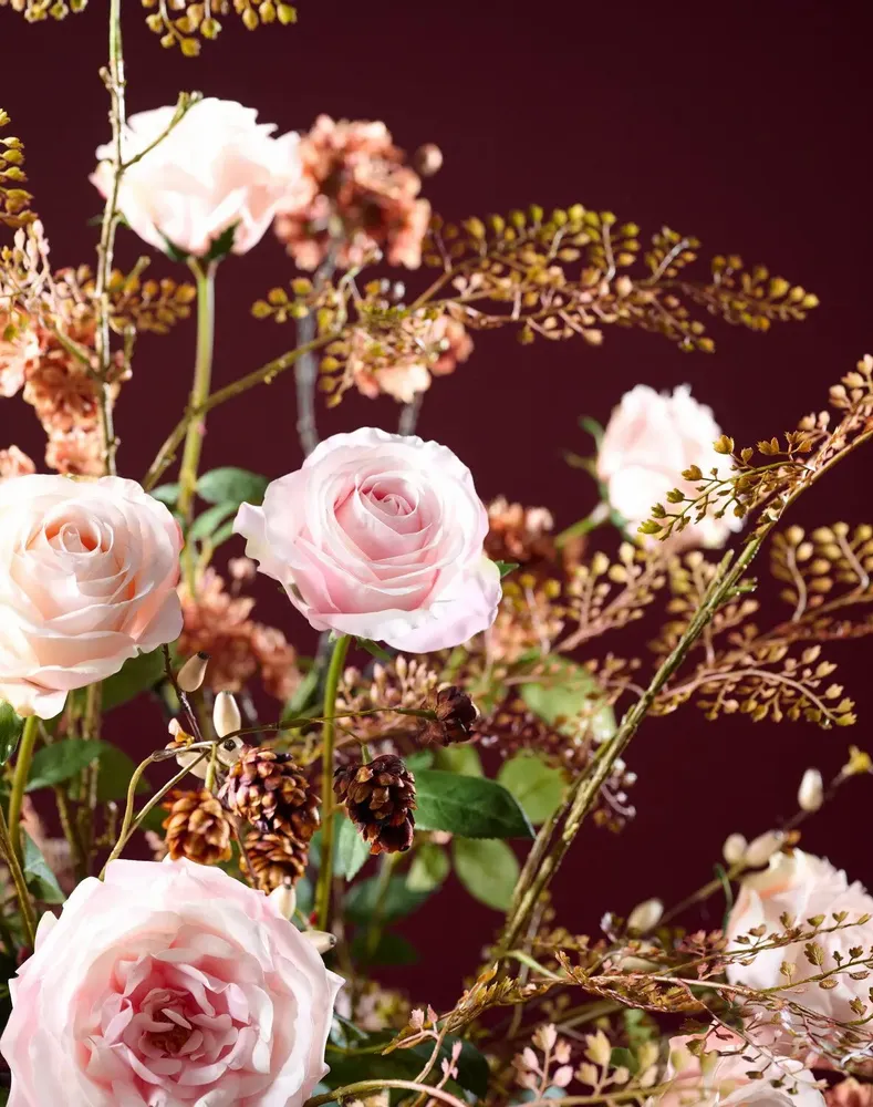 Floral decoration - Autumn Rose mix - SILK-KA BV