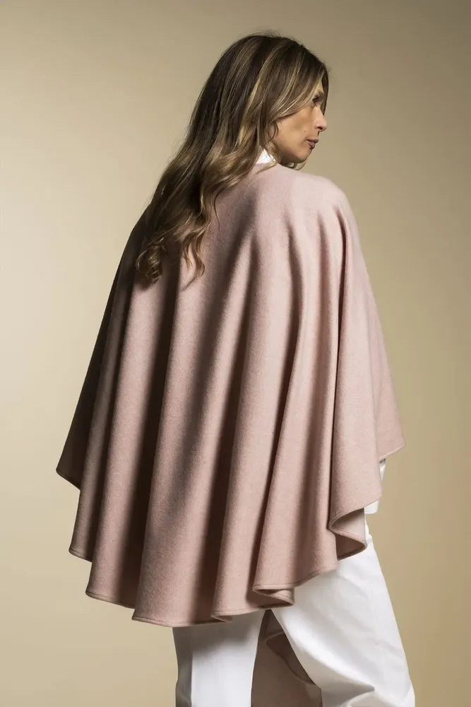 Homewear - CAPE HERA SHERPA ROSE - BRUN DE VIAN-TIRAN