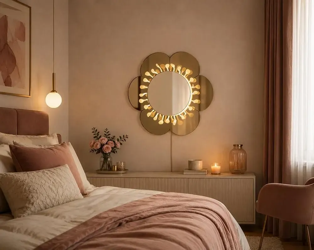Appliques - Bloom, miroir mural - ANCA FETCU STUDIO