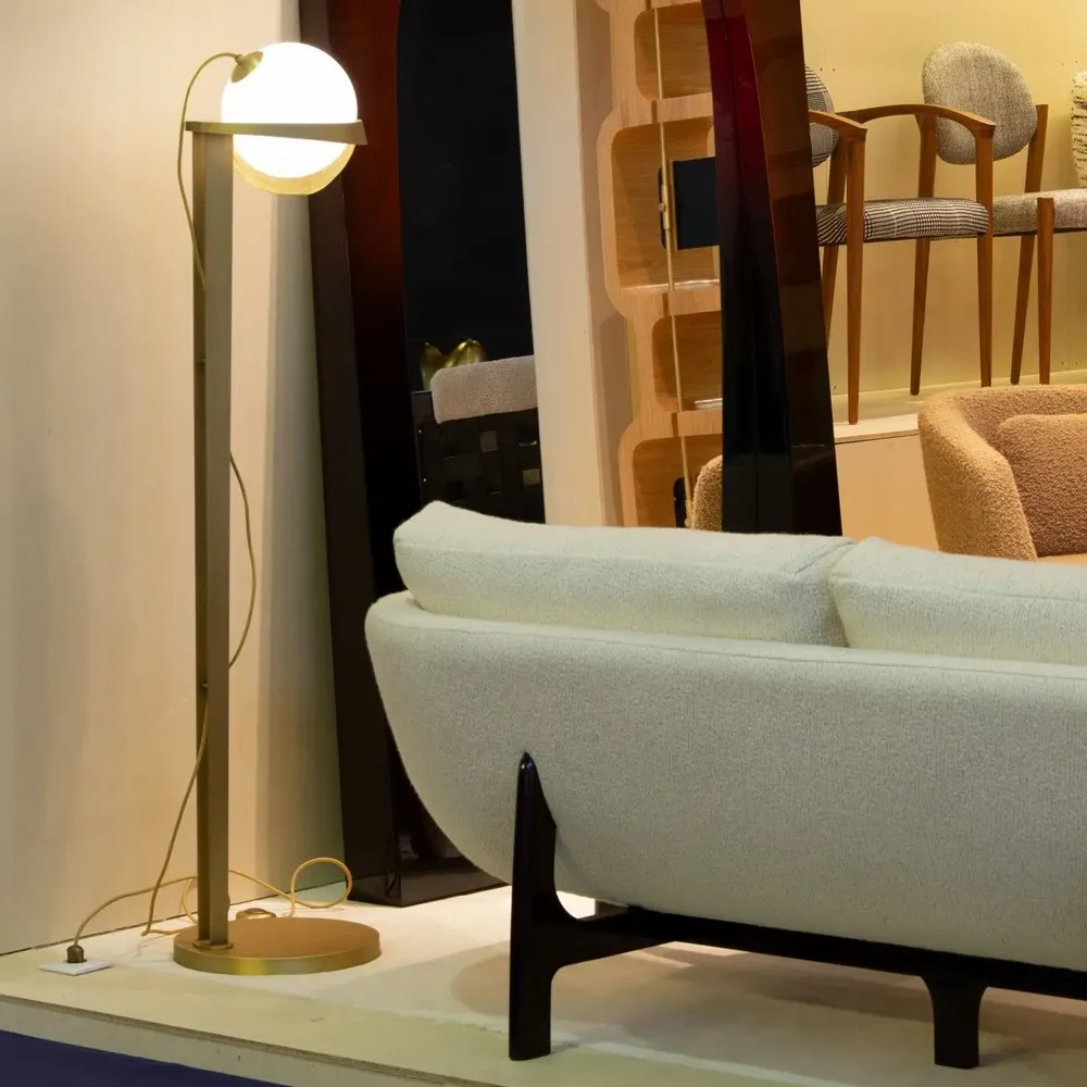 Sofas for hospitalities & contracts - Oscar Wood 3-seater Sofa, seat fabric COM/COL &  frame Mahogany Wood - DUISTT