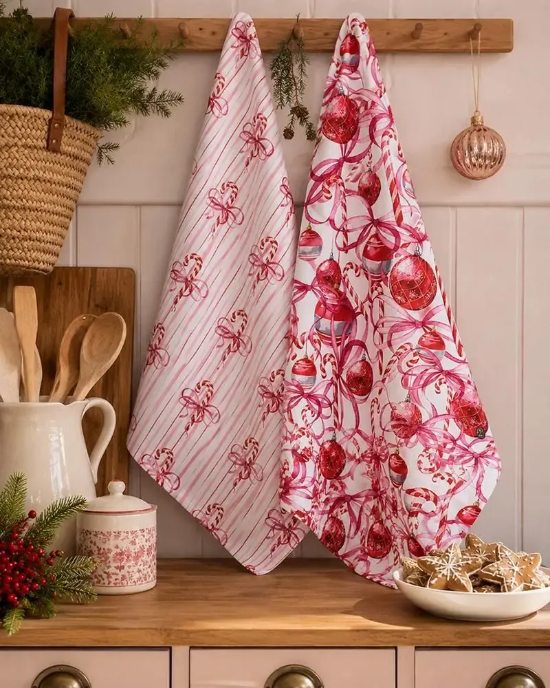 Torchons - Lot de 2 torchons Peppermint – Michel Design Works - MAISON ROYAL GARDEN
