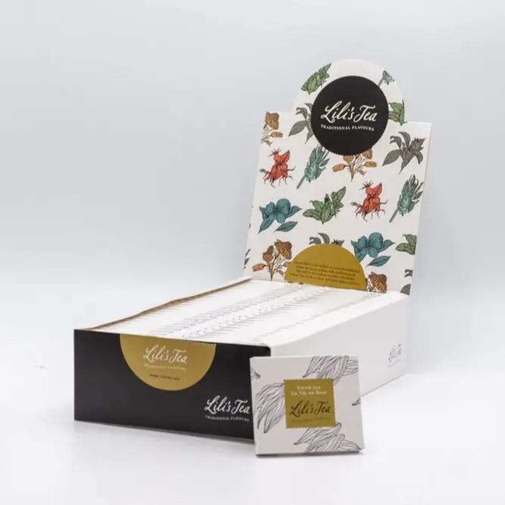 Coffee and tea - Lili’s Tea Green tea La Vie en Rose 48 pieces - LILI'S TEA