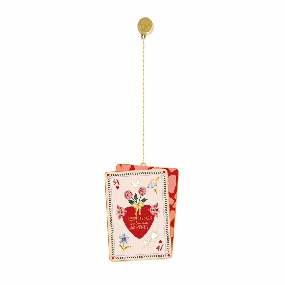 Stationery - Metal bookmark Happiness is shared — Hirondelles & Cie - HIRONDELLES &CIE