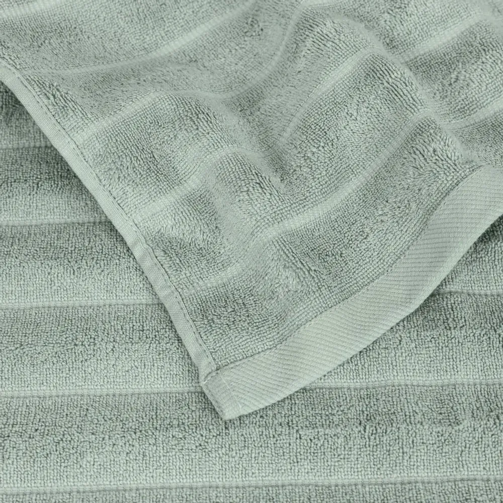 Serviettes de bain - Serviette Varadero 30 x 50 cm, verte, 650 g/m² - DILIOS