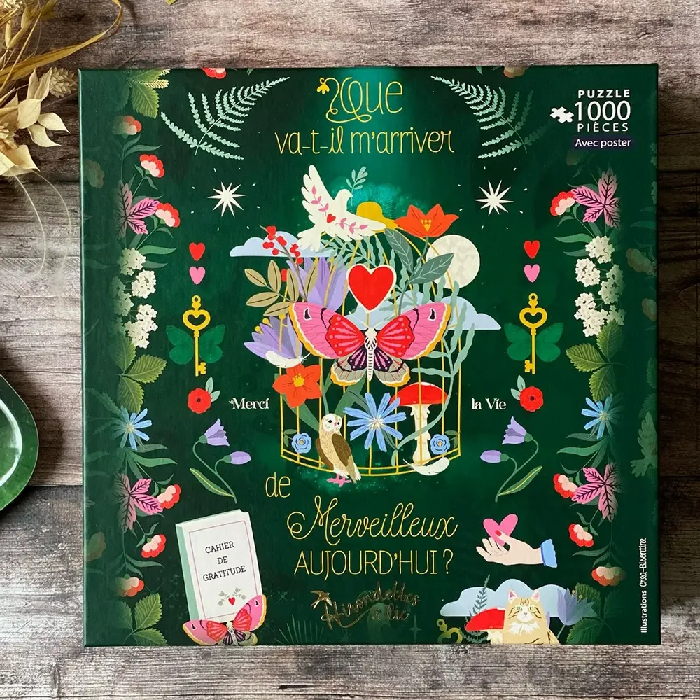 Stationery - Puzzle 1000 pieces Arcana of the Heart — Hirondelles & Cie - HIRONDELLES &CIE
