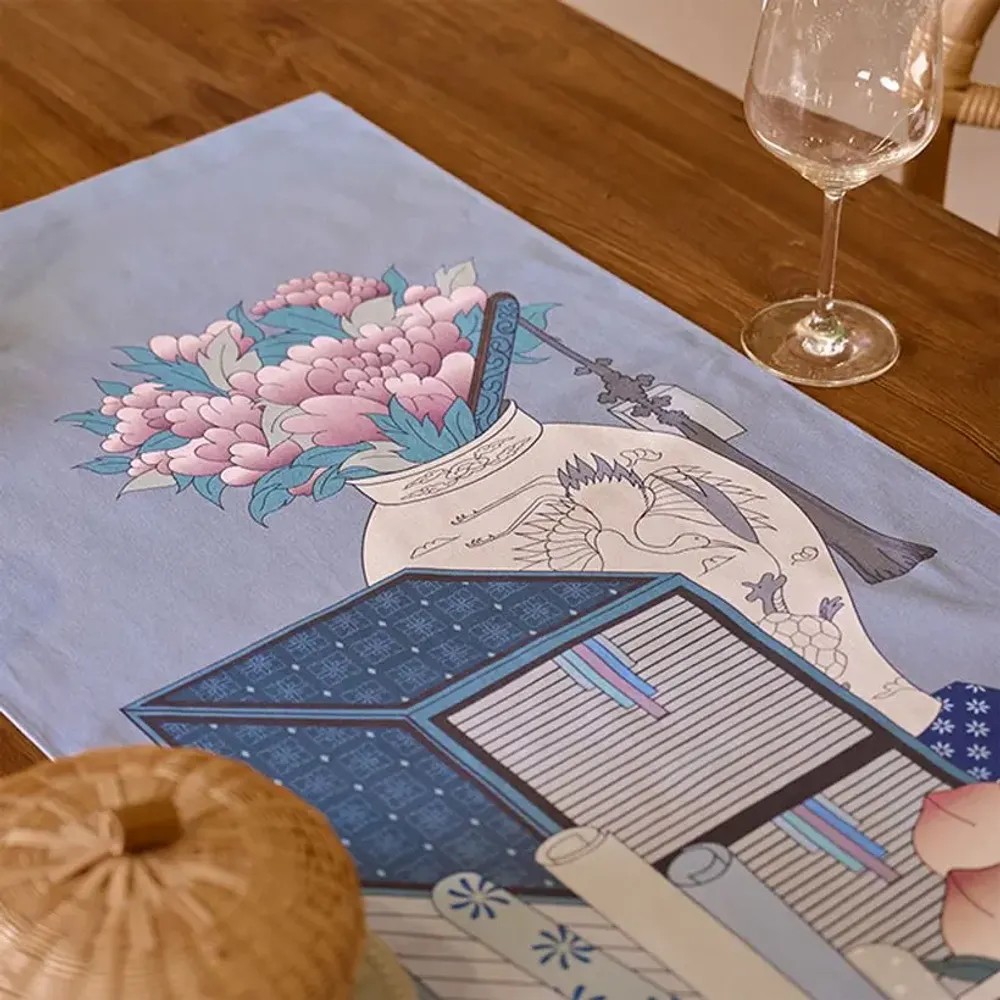 Table linen - Chaekgeori Table Runner - BON`EE(LIVING ART BRAND)
