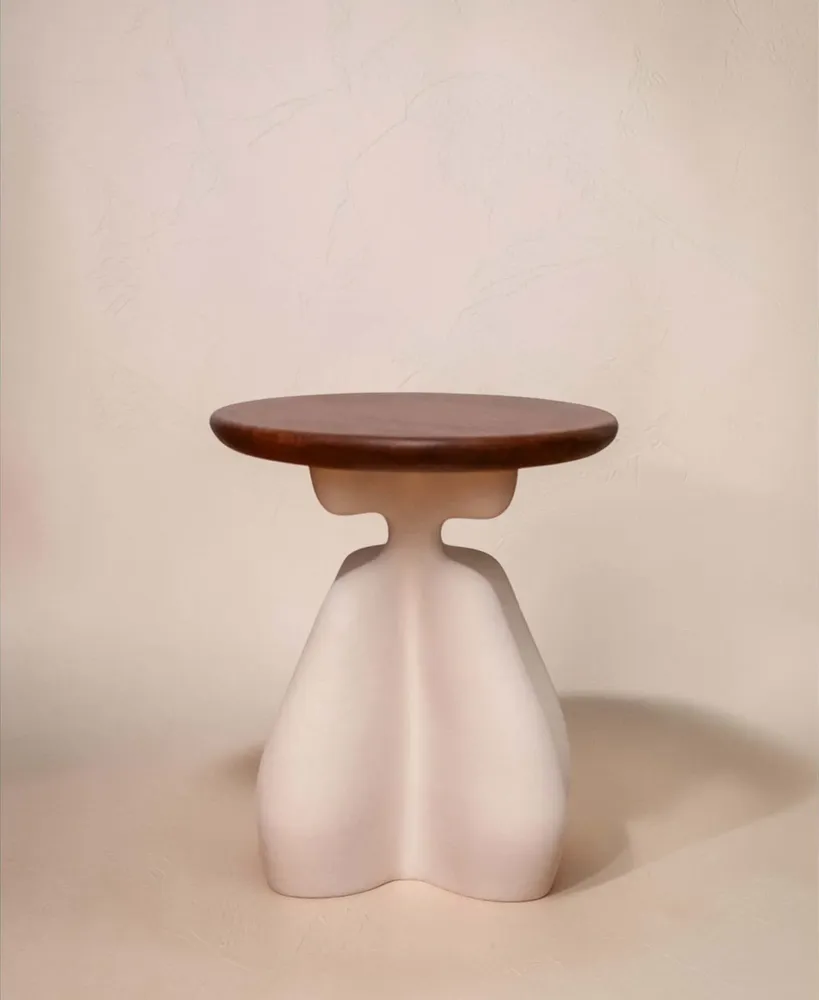Autres tables  - Table d'appoint 6 - Chêne foncé - LB CERAMIQUES