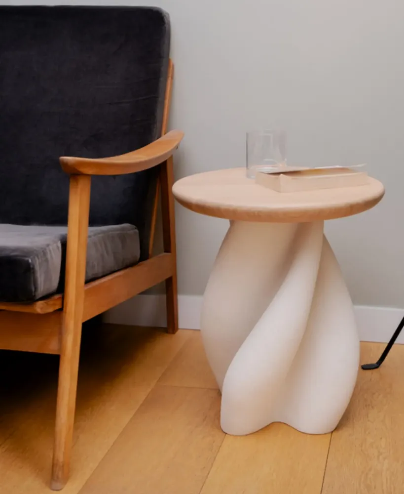 Autres tables  - Table d'appoint 5 - Chêne foncé - LB CERAMIQUES