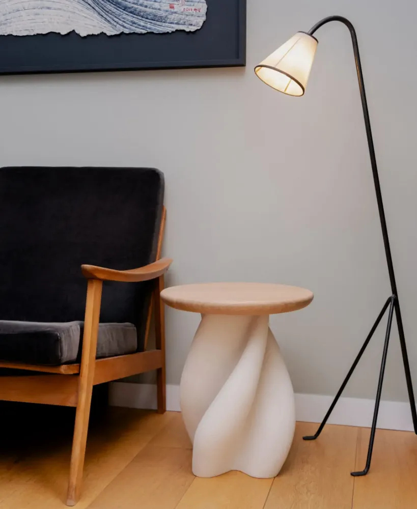 Autres tables  - Table d'appoint 5 - Chêne foncé - LB CERAMIQUES