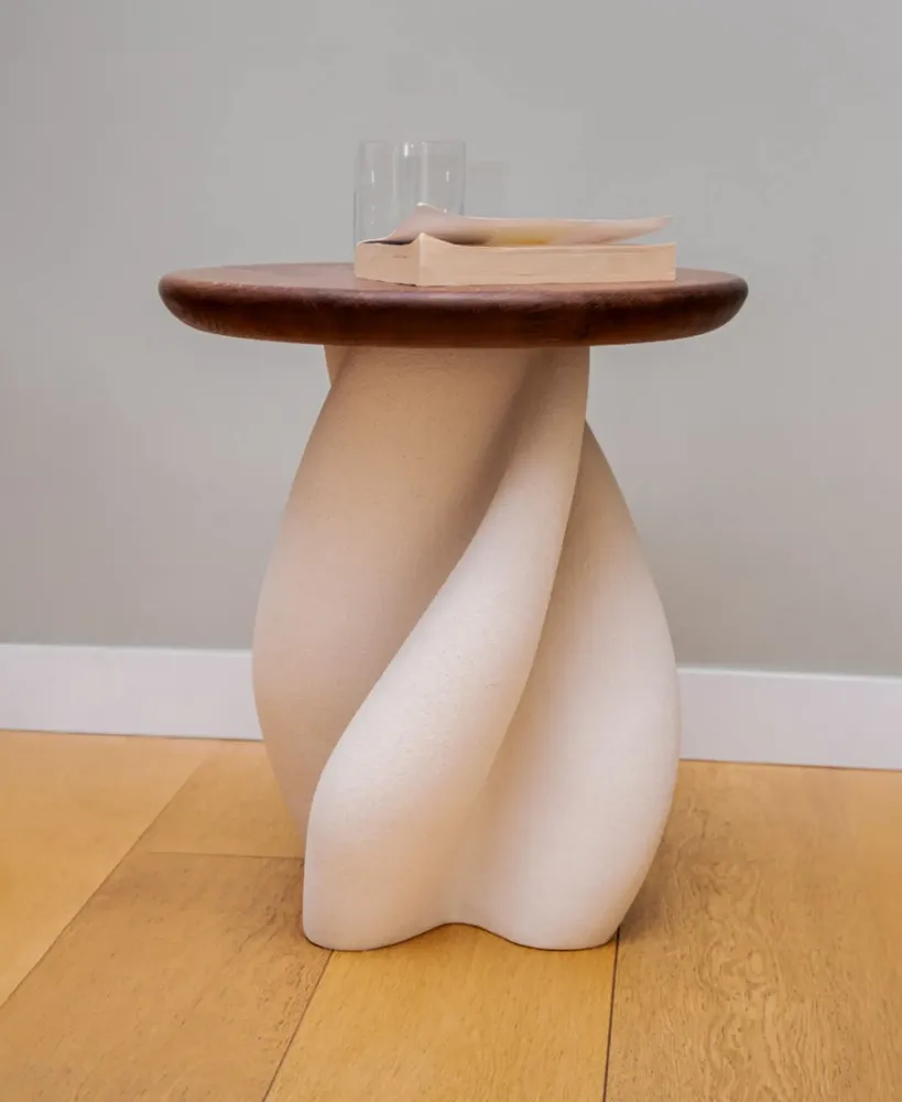Autres tables  - Table d'appoint 5 - Chêne naturel - LB CERAMIQUES