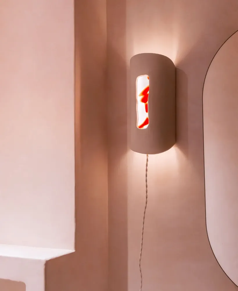 Lampes de table - Applique I Multicolore Rose et Rouge - LB CERAMIQUES