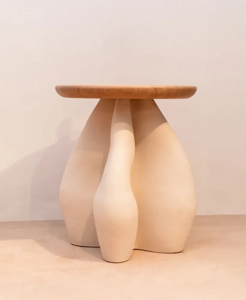 Autres tables  - Table d'appoint 1 - Chêne naturel - LB CERAMIQUES