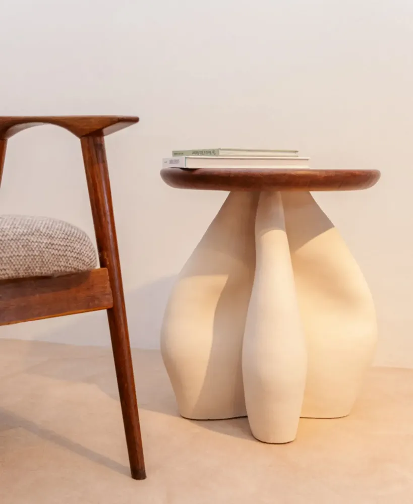 Autres tables  - Table d'appoint 1 - Chêne naturel - LB CERAMIQUES