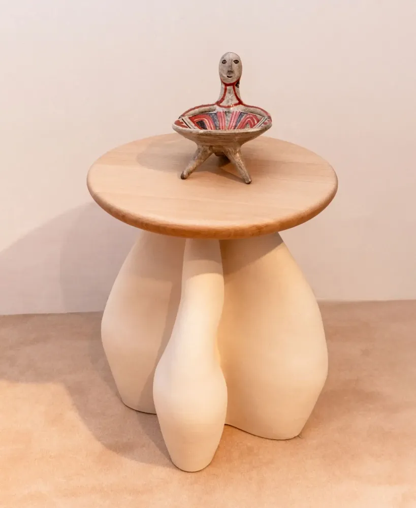 Autres tables  - Table d'appoint 1 - Chêne naturel - LB CERAMIQUES