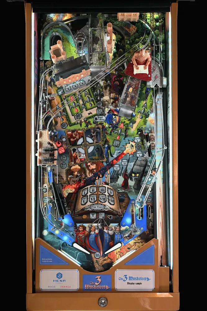 Children's games - The 3 Musketeers Pinball Machine - HEXA PINBALL - FABRICANT DE FLIPPER