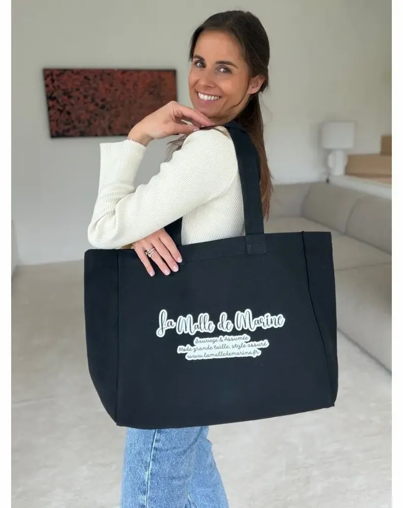 Bags and totes - Reusable tote bag — Nancy Noir (43×15×36 cm) - MOONPACK
