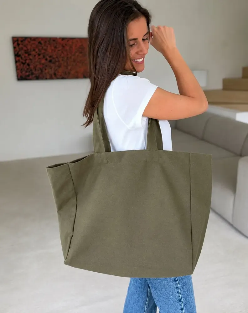 Bags and totes - Reusable Shopping Tote Bag – Nancy Army (43 × 15 × 36 cm) - MOONPACK