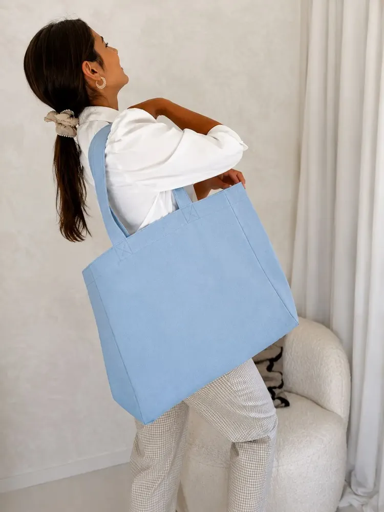 Bags and totes - Reusable tote bag — Nancy Jeans Light (43×15×36 cm) - MOONPACK