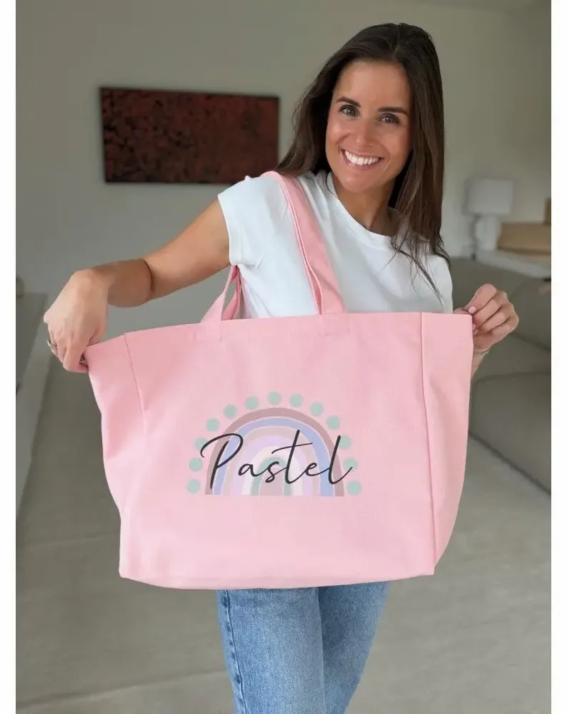 Bags and totes - Reusable tote bag — Nancy Rose (43×15×36 cm) - MOONPACK