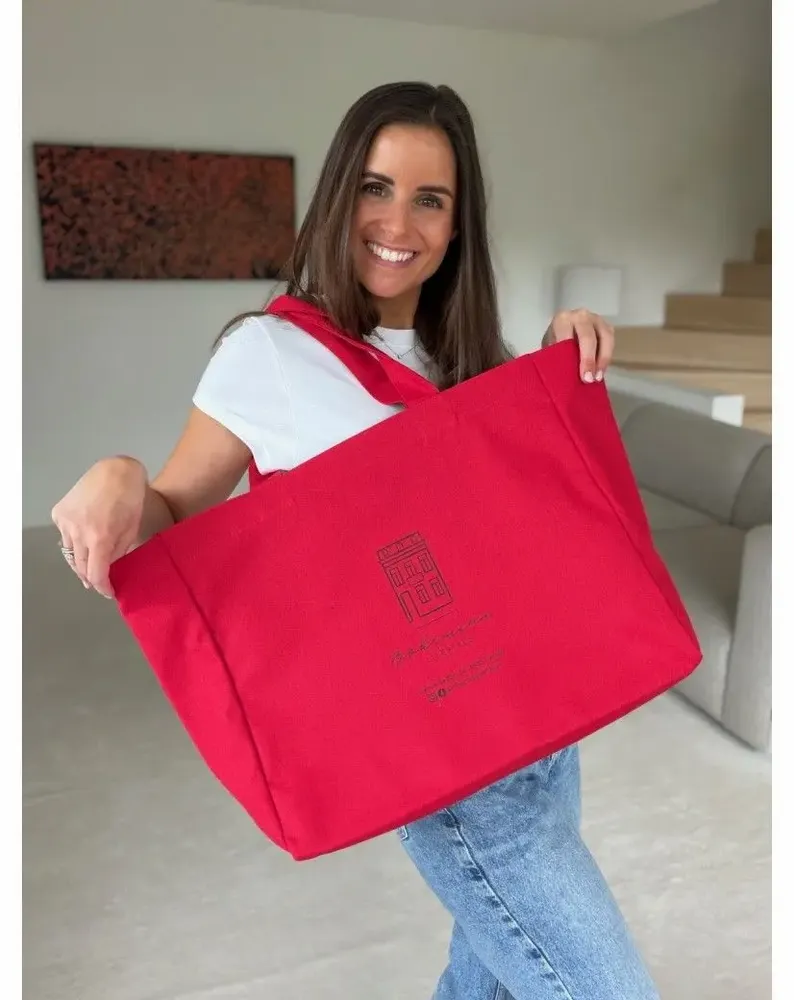 Bags and totes - Reusable tote bag — Nancy Rouge (43×15×36 cm) - MOONPACK