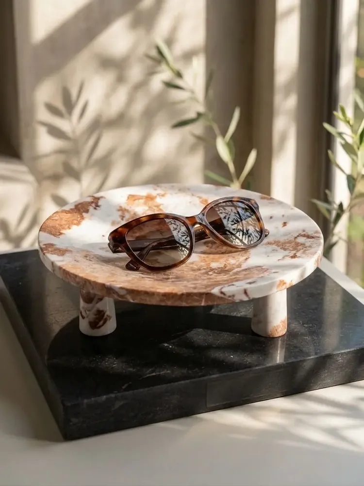 Plateaux - Plateau en marbre rose - SAGIT