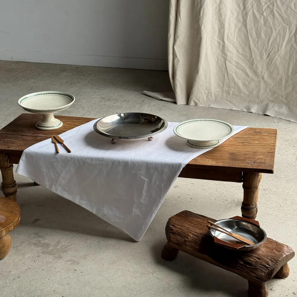 Plats et saladiers - Plat creux en acier inoxydable et bois H4 D20 - OFFICE OBJETS