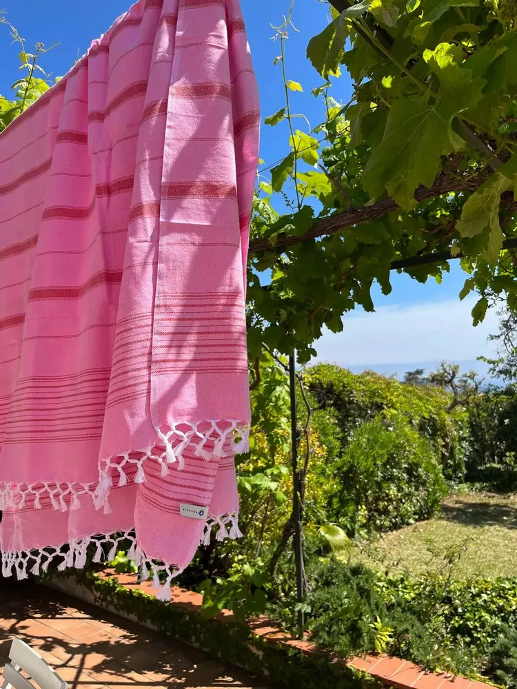 Other bath linens - hammam towel sorbet/brick red 170x100cm - OTTOMANIA