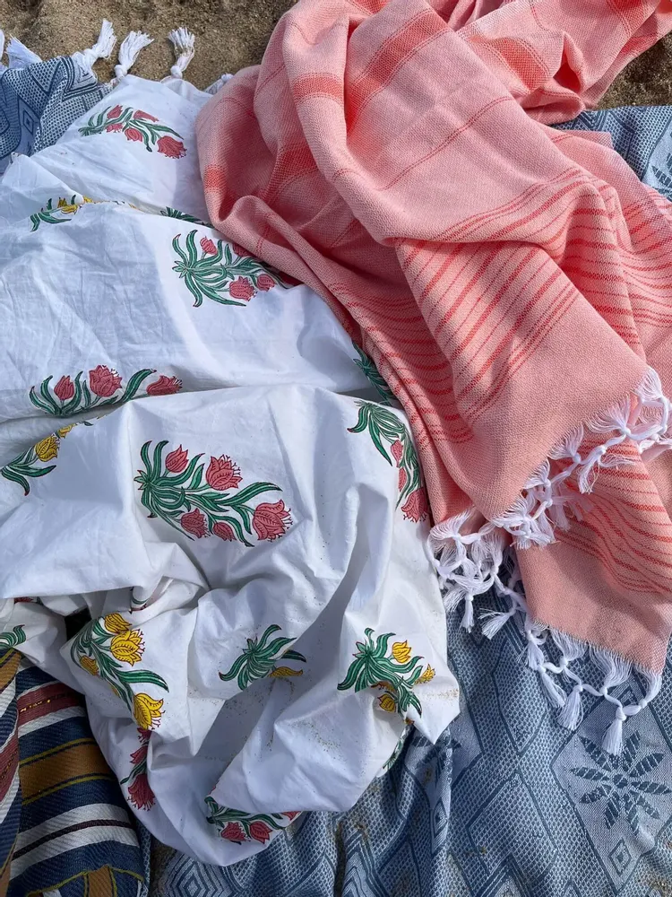 Other bath linens - hammam towel peach/mandarine 170x100cm - OTTOMANIA