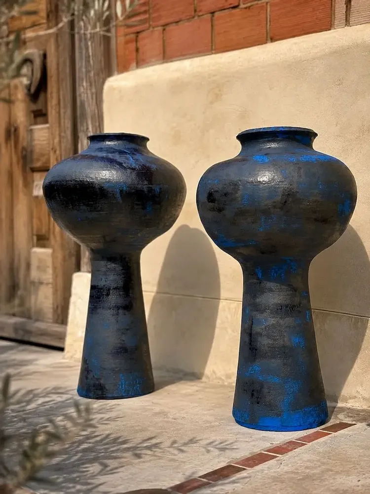 Ornaments - SCULPTURAL CERAMIC CANDELABRA - CERAMIC FACTORY
