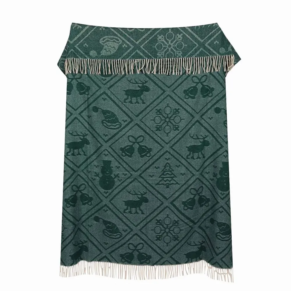 Plaids - Plaid en laine mérinos australienne Noel - LANAVITTA